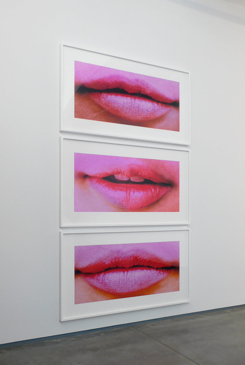 'Pink Lips Triptych' ,2012